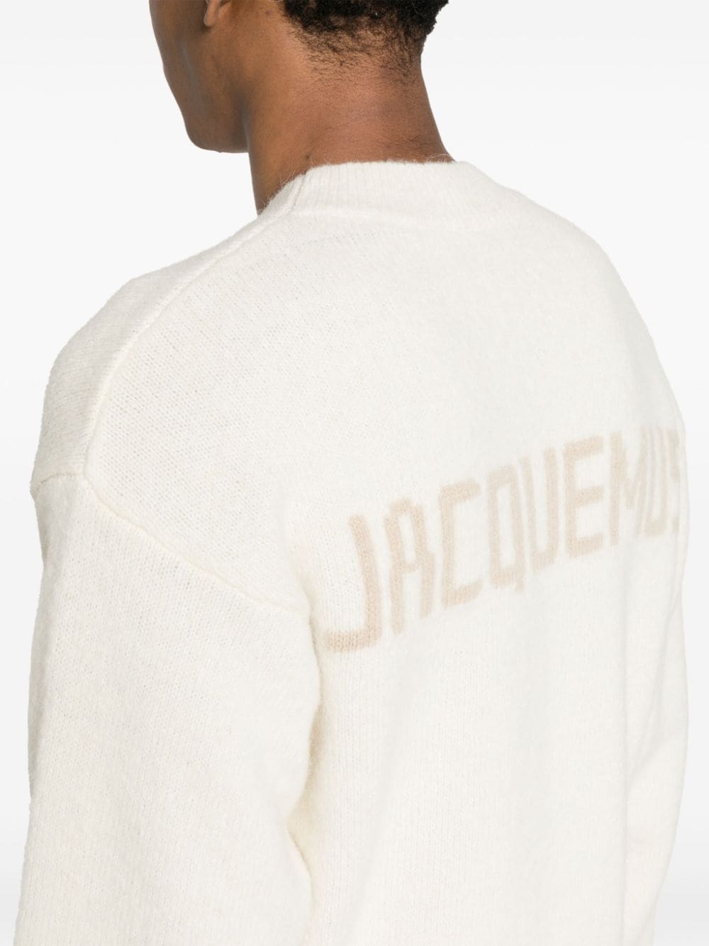 JACQUEMUS alpaca wool-blend men Sweaters Beige