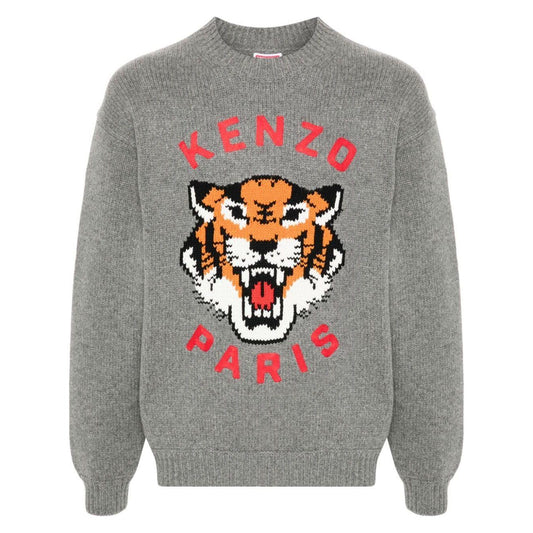 Kenzo Sweaters Grey Topwear Kenzo