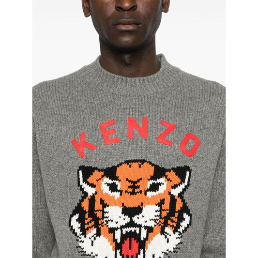 Kenzo Sweaters Grey Topwear Kenzo