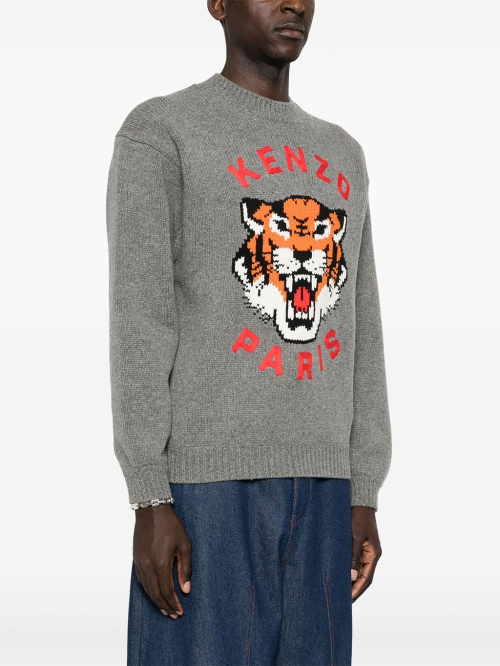 Kenzo Sweaters Grey Topwear Kenzo