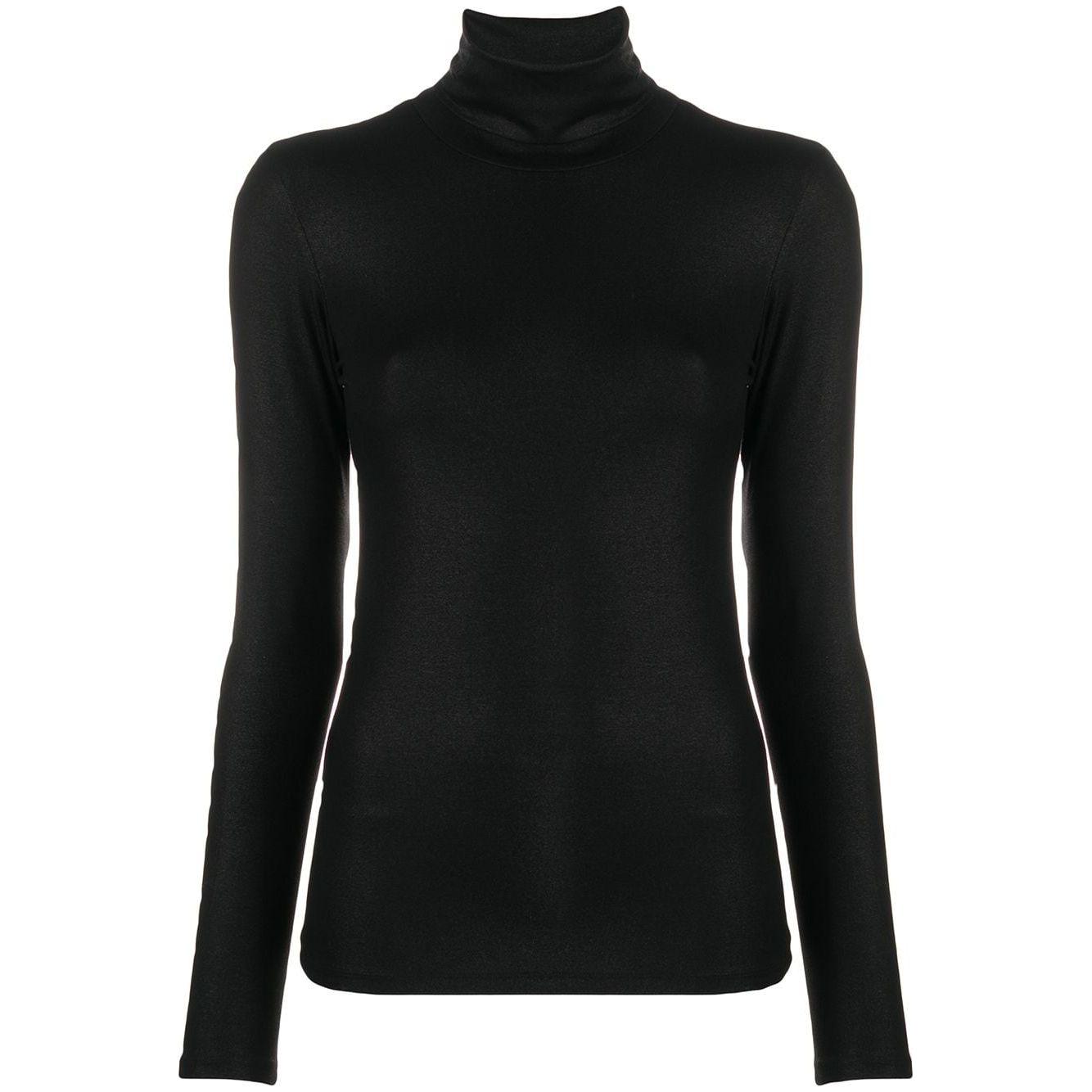 Majestic Sweaters Black Topwear Majestic