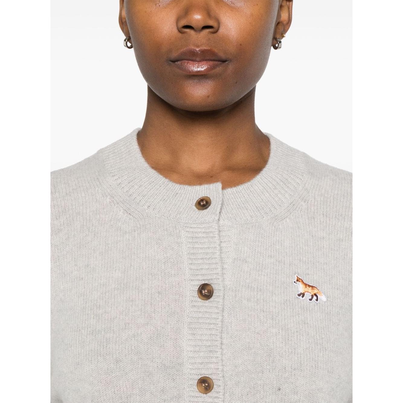 MAISON KITSUNE' Sweaters Grey Topwear Maison Kitsune'