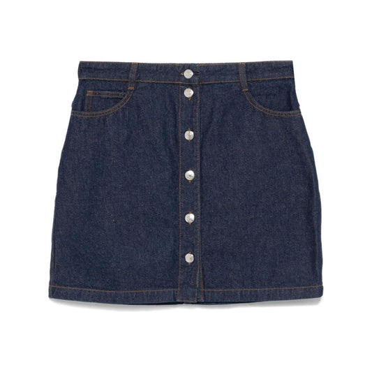 MAISON KITSUNE' Skirts Blue Skirts Maison Kitsune'