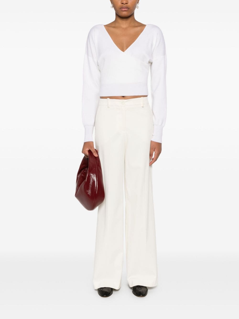 Parosh Trousers White Trousers Parosh