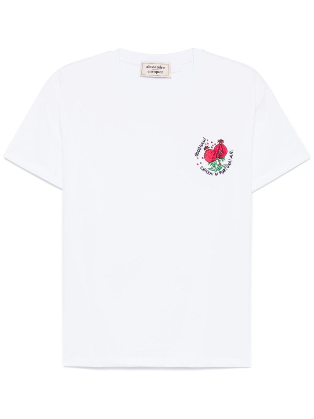 ALESSANDRO ENRIQUEZ T-shirts and Polos White Topwear Alessandro Enriquez