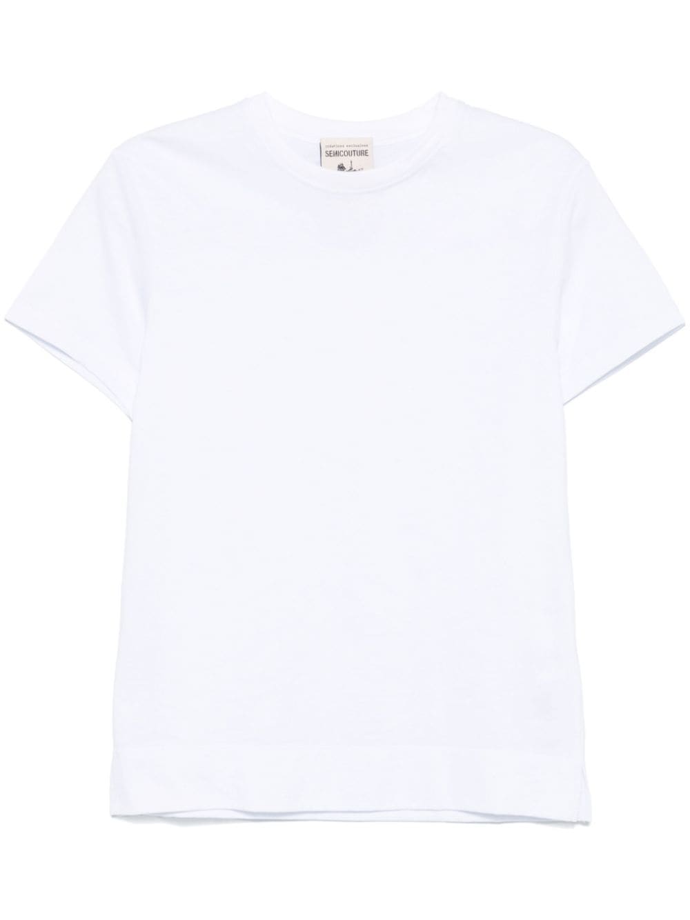 Semicouture T-shirts and Polos White Topwear Semicouture