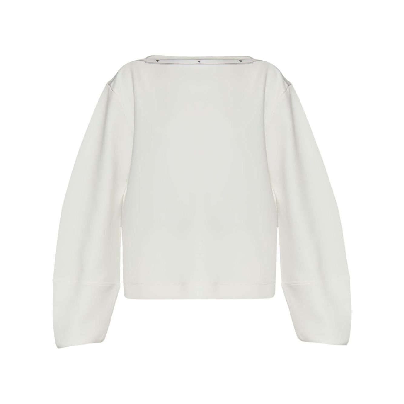 Emporio Armani Sweaters White Topwear Emporio Armani