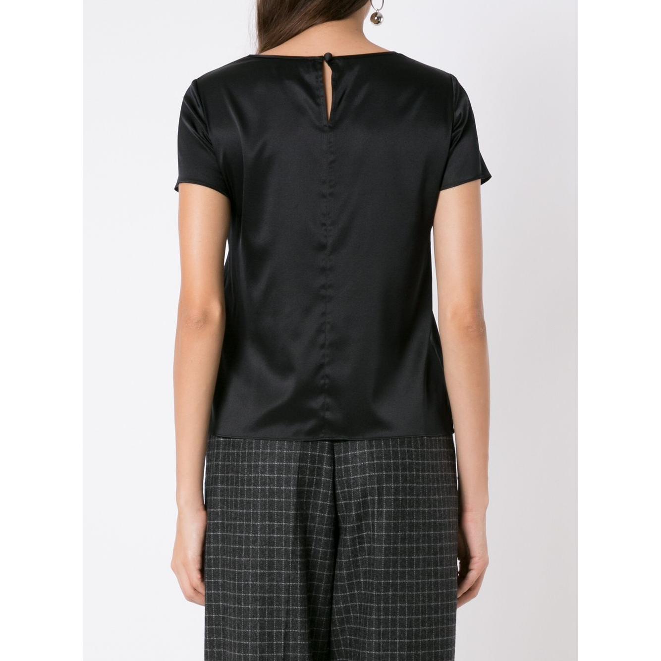 Emporio Armani Top Black Topwear Emporio Armani