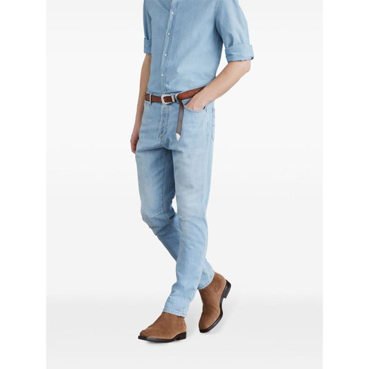 Brunello Cucinelli Jeans Clear Blue Jeans Brunello Cucinelli