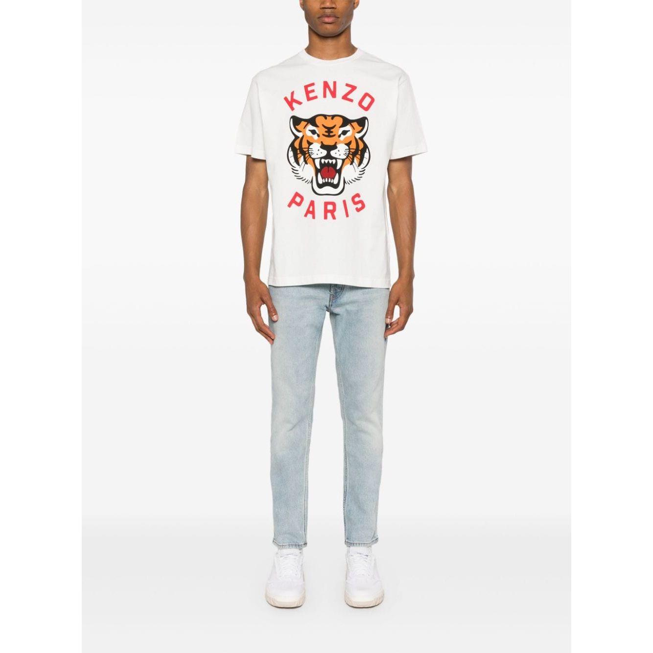 Kenzo T-shirts and Polos White Topwear Kenzo