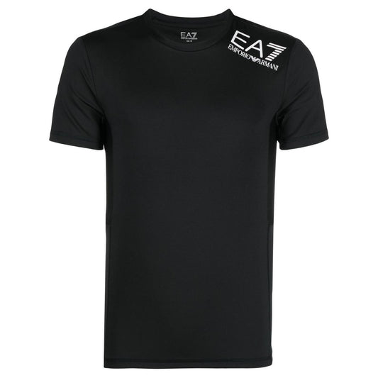 EA7 T-shirts and Polos Black Topwear EA7