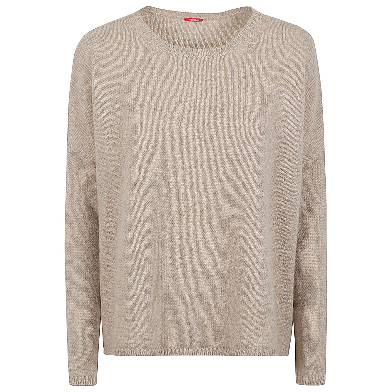 Apuntob Sweaters Beige Topwear Apuntob