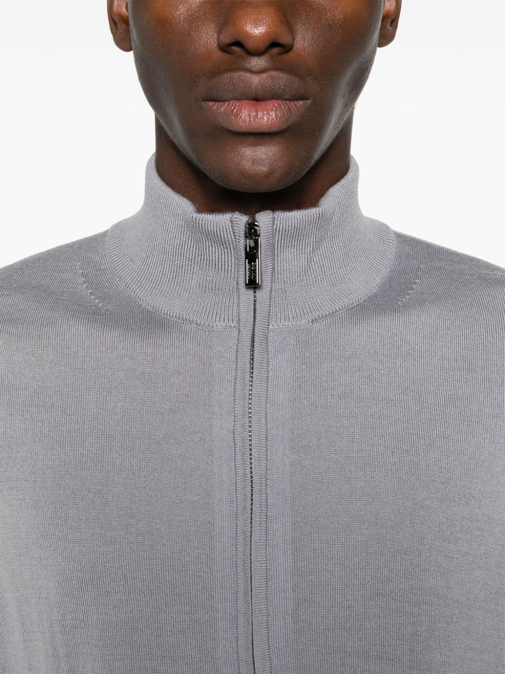 Emporio Armani Sweaters Grey Topwear Emporio Armani