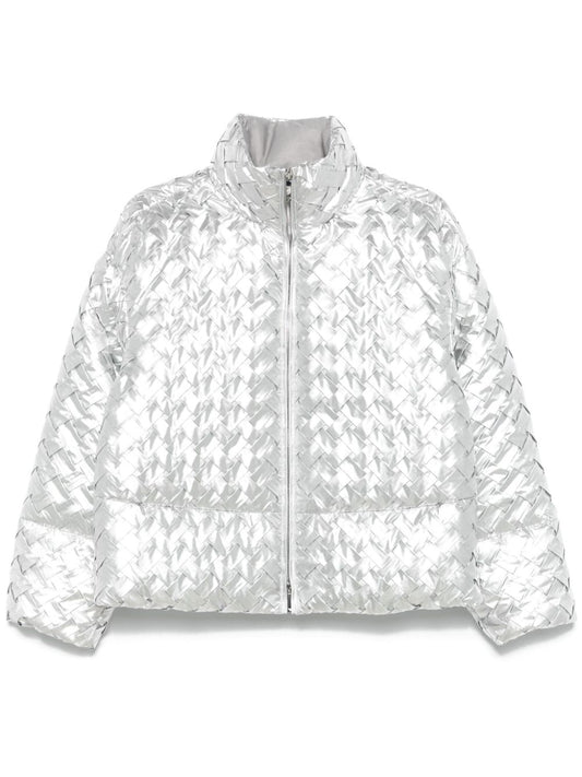 Emporio Armani Coats Silver Jackets Emporio Armani