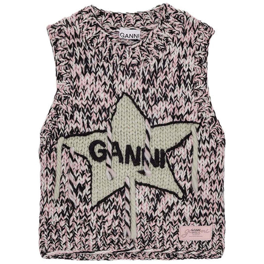 GANNI Sweaters Pink Topwear Ganni