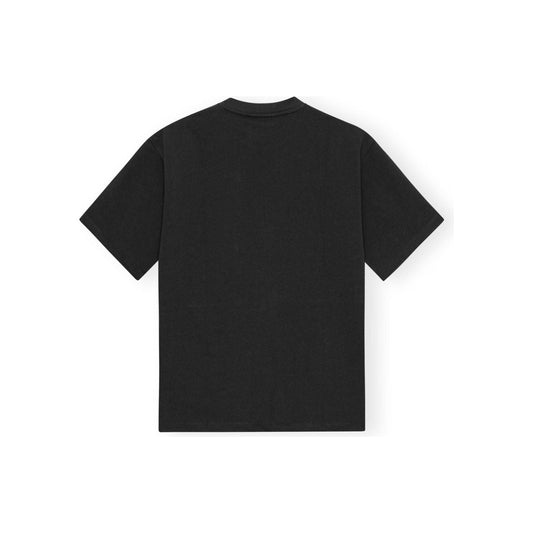 GANNI T-shirts and Polos Black Topwear Ganni