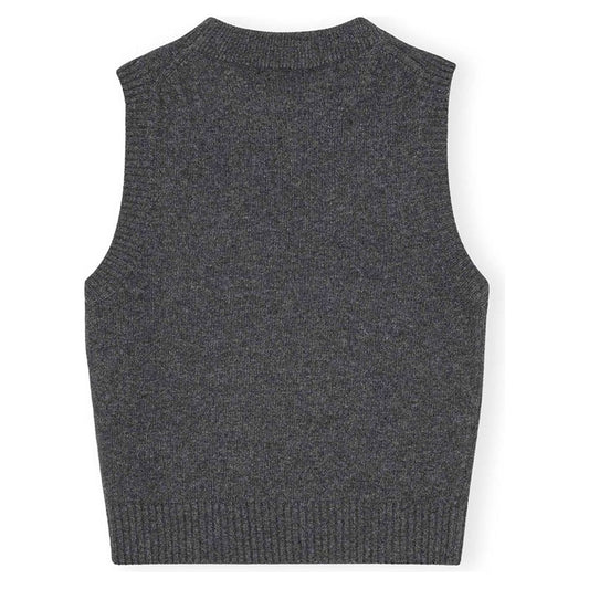 GANNI Sweaters Grey Topwear Ganni