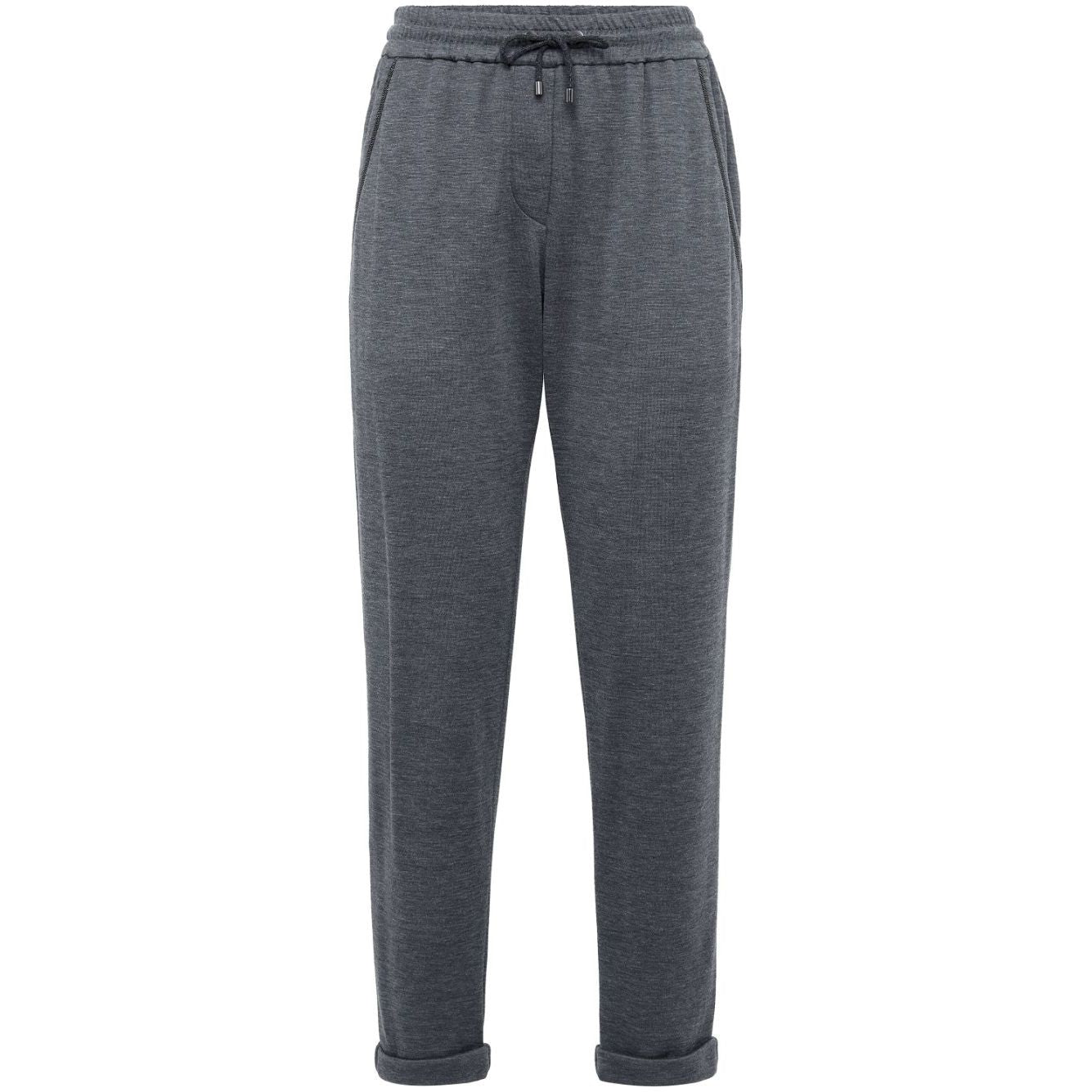 Brunello Cucinelli Trousers Grey Trousers Brunello Cucinelli