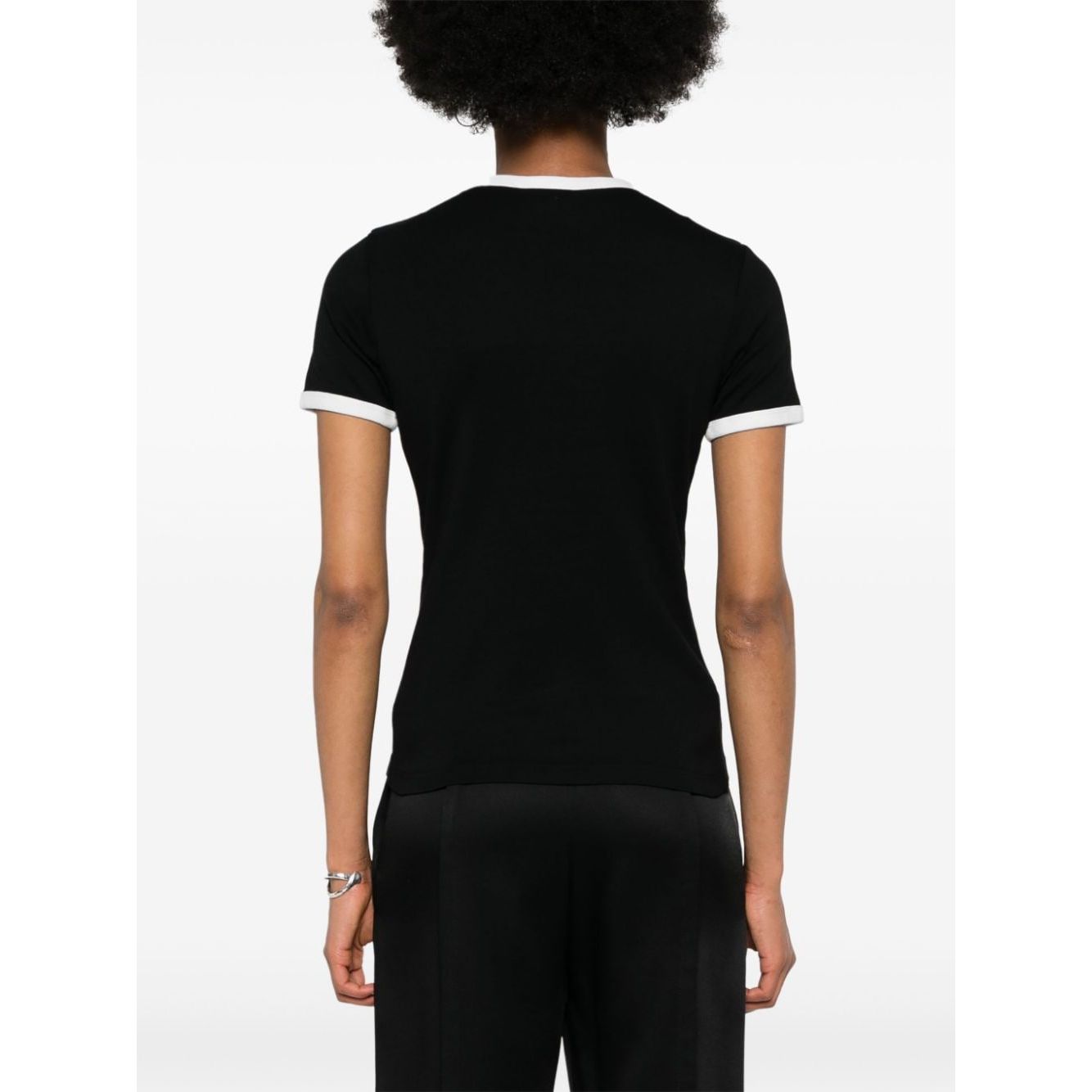 COURREGES PRE T-shirts and Polos Black Topwear Courreges Pre