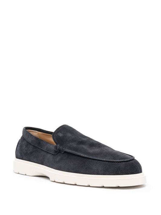 Tod's Flat shoes Blue Moccasins Tod'S