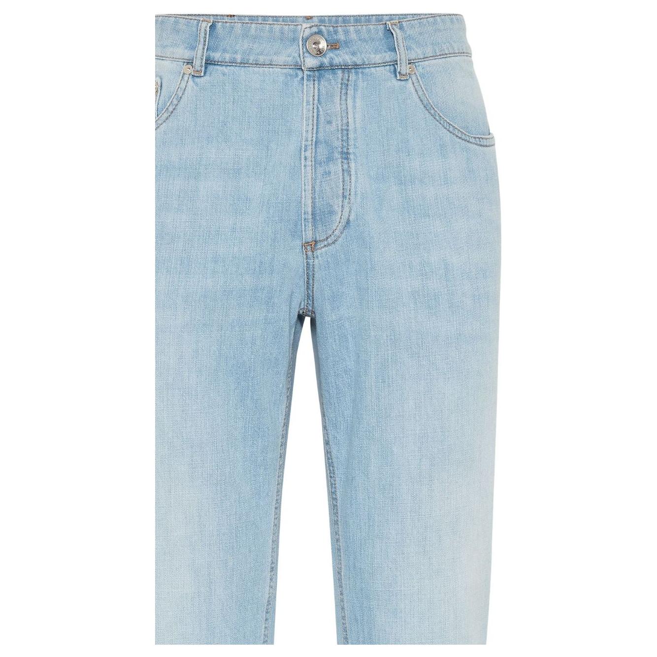 Brunello Cucinelli Jeans Clear Blue Jeans Brunello Cucinelli