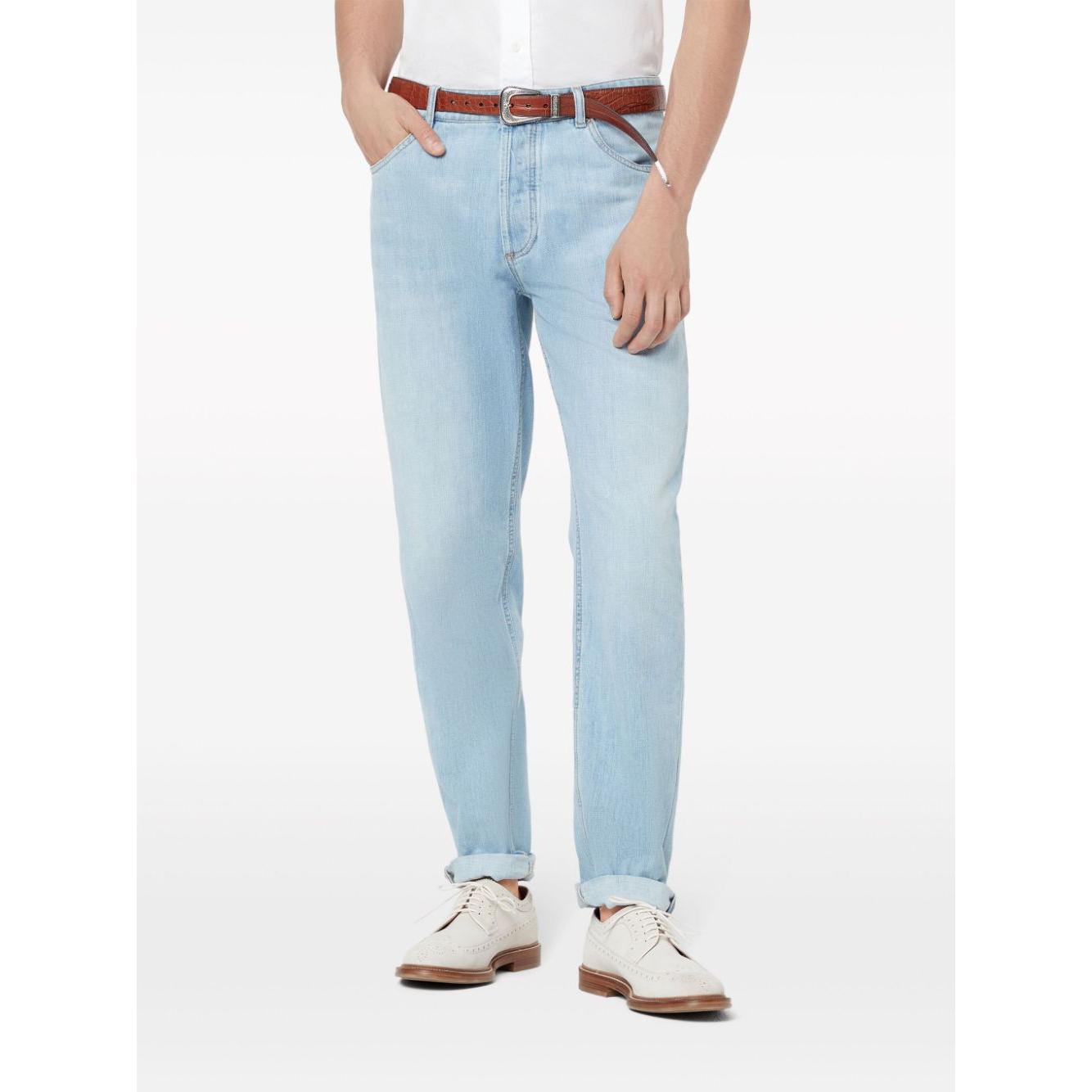 Brunello Cucinelli Jeans Clear Blue Jeans Brunello Cucinelli