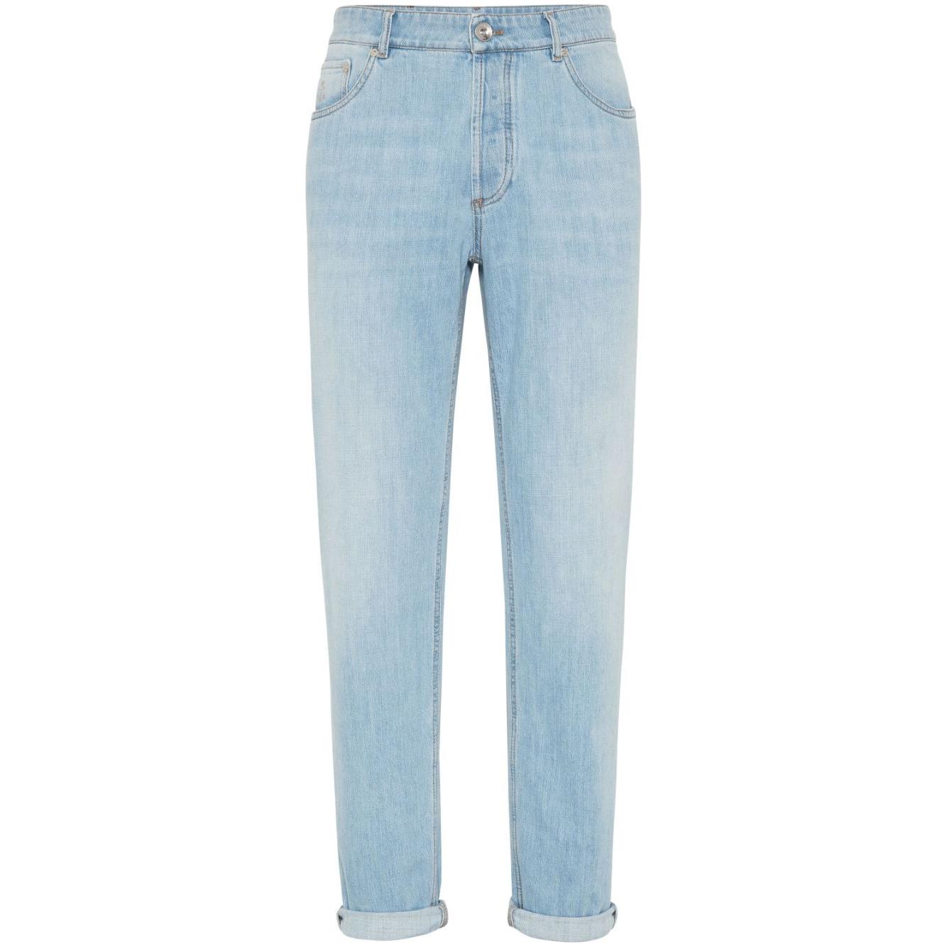 Brunello Cucinelli Jeans Clear Blue Jeans Brunello Cucinelli