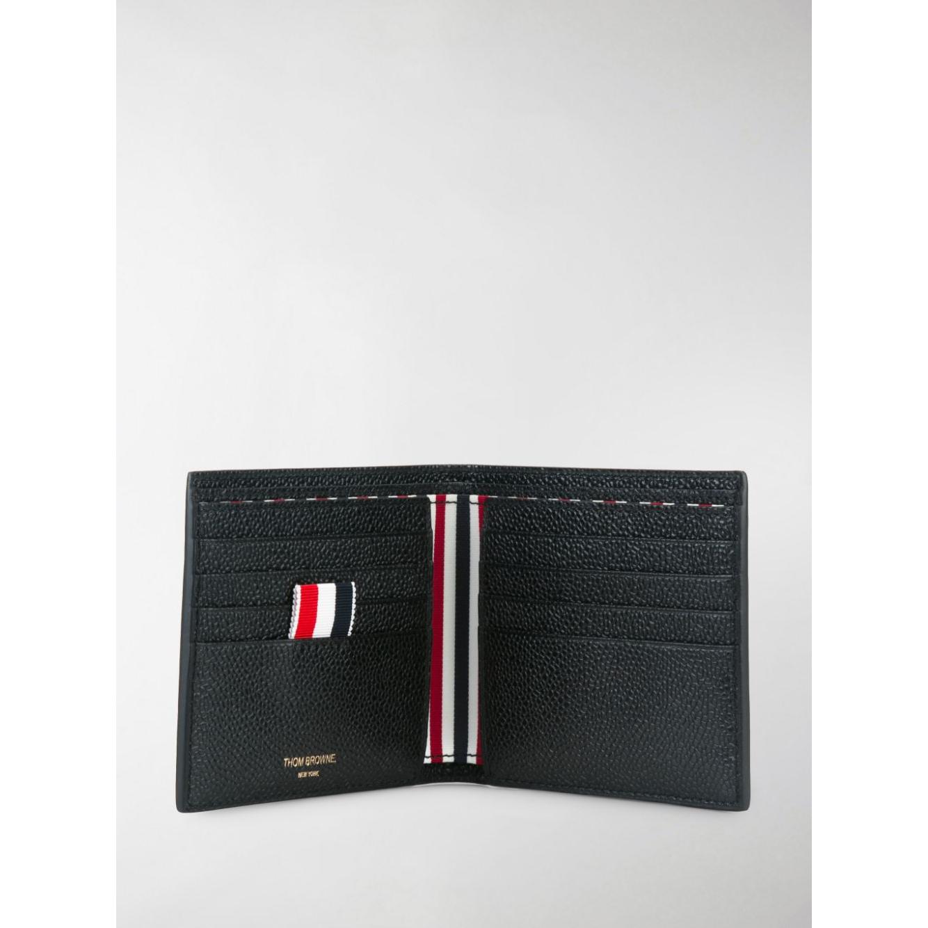 Thom Browne Wallets Black Small Leather Goods Thom Browne