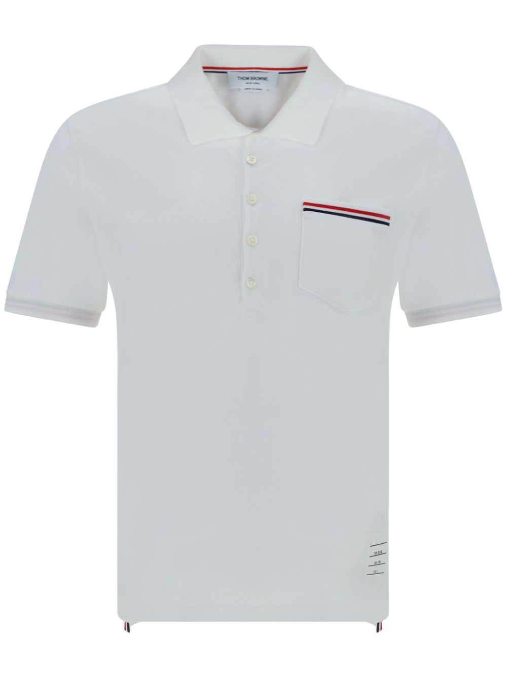 Thom Browne T-shirts and Polos White Topwear Thom Browne