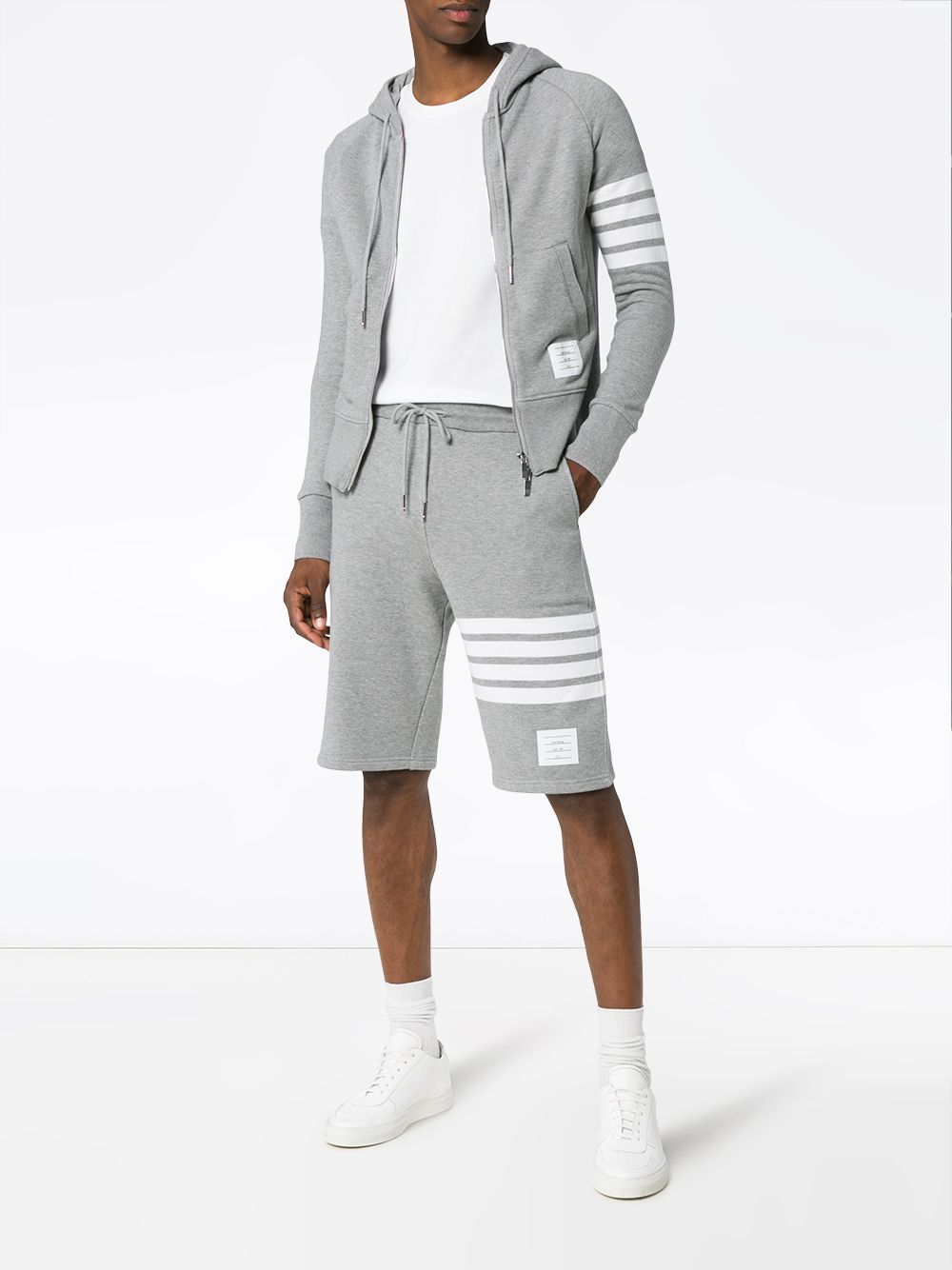 Thom Browne Shorts Light Grey Short trousers Thom Browne