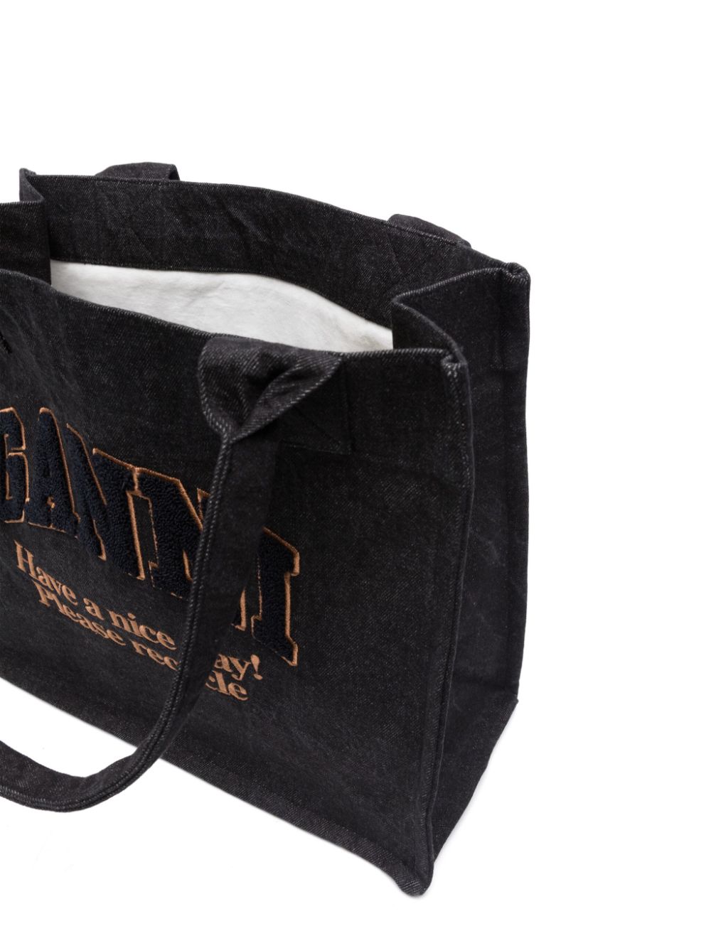 GANNI Bags.. Black Shopper Ganni