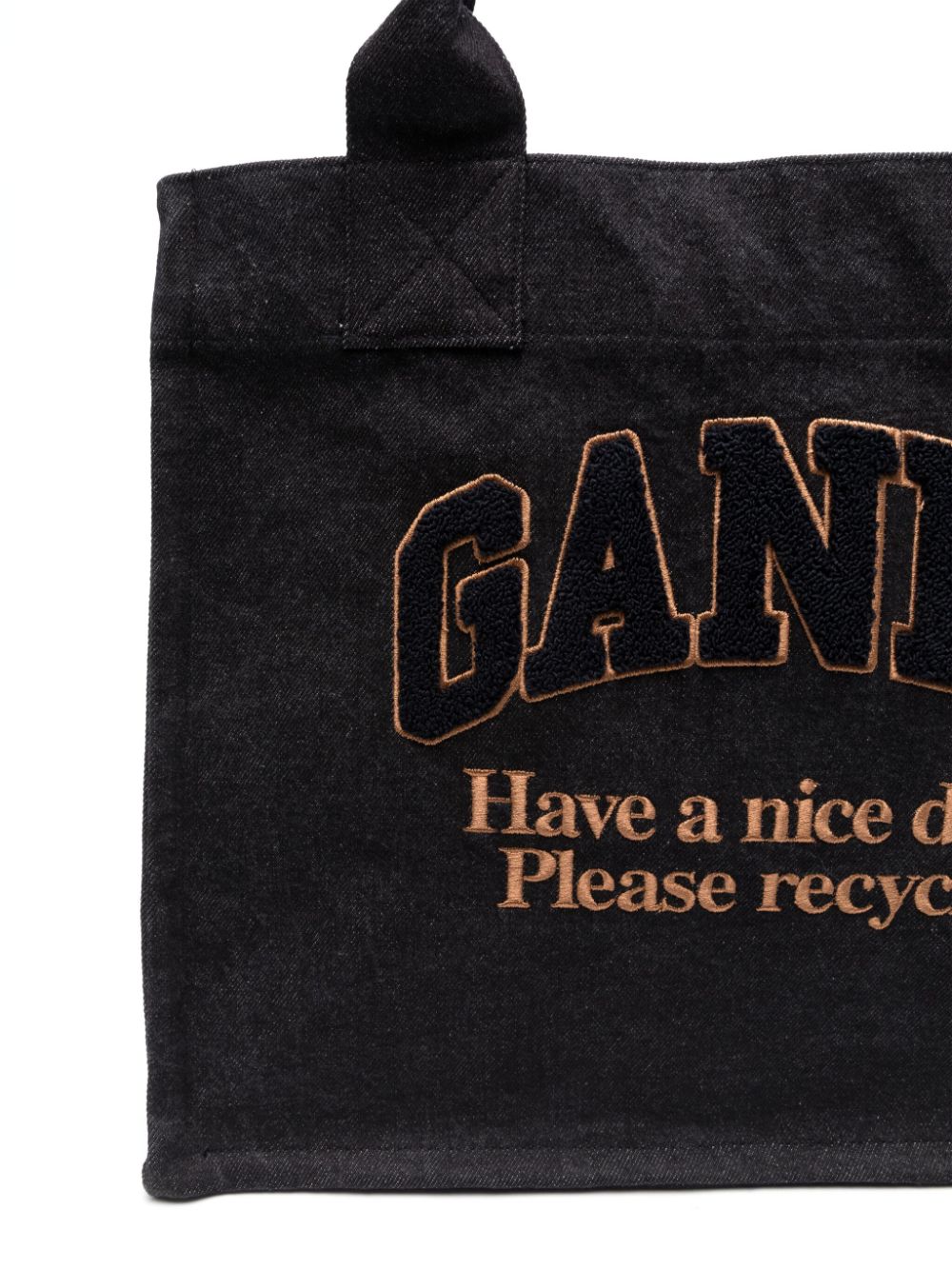 GANNI Bags.. Black Shopper Ganni