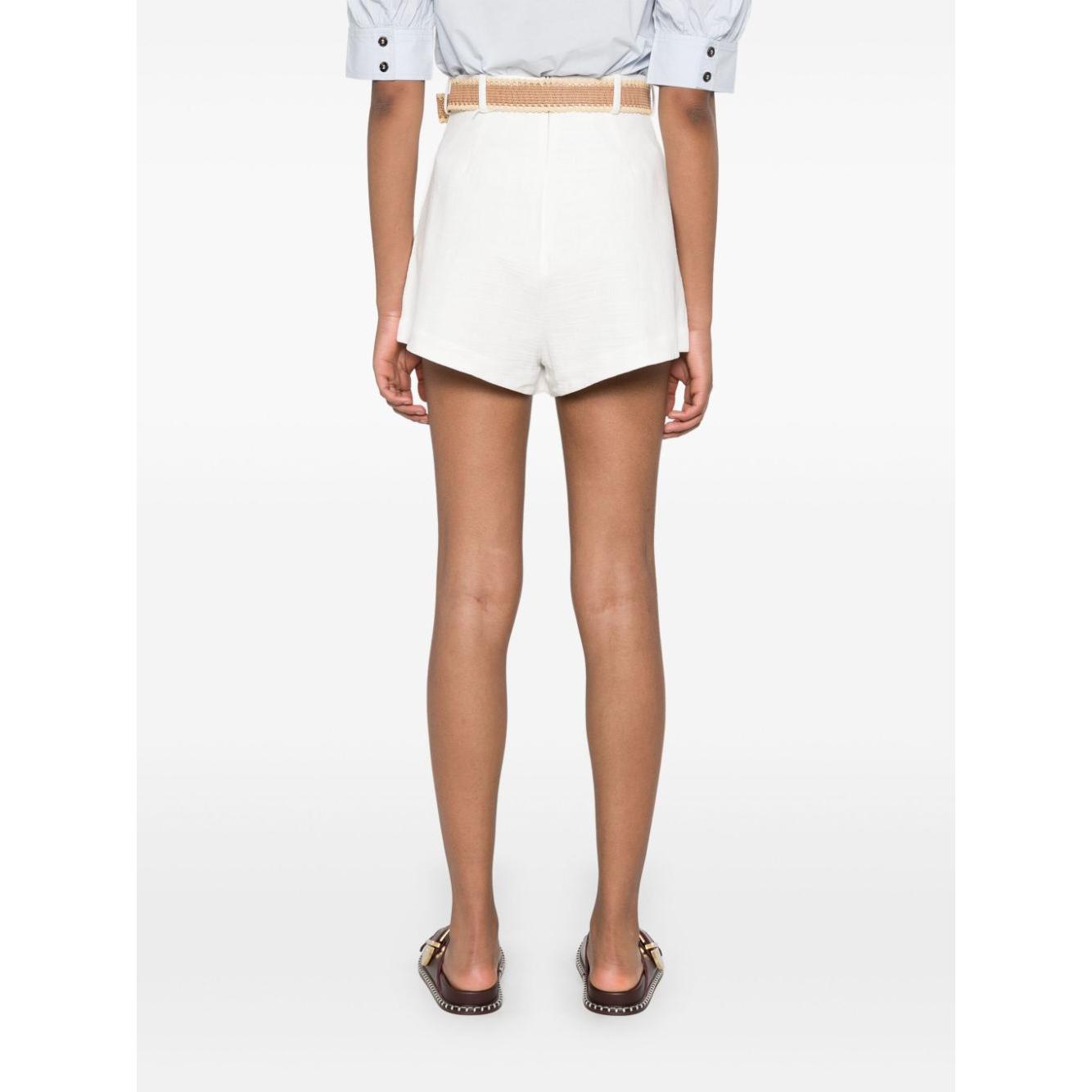 Zimmermann Shorts White Short trousers Zimmermann