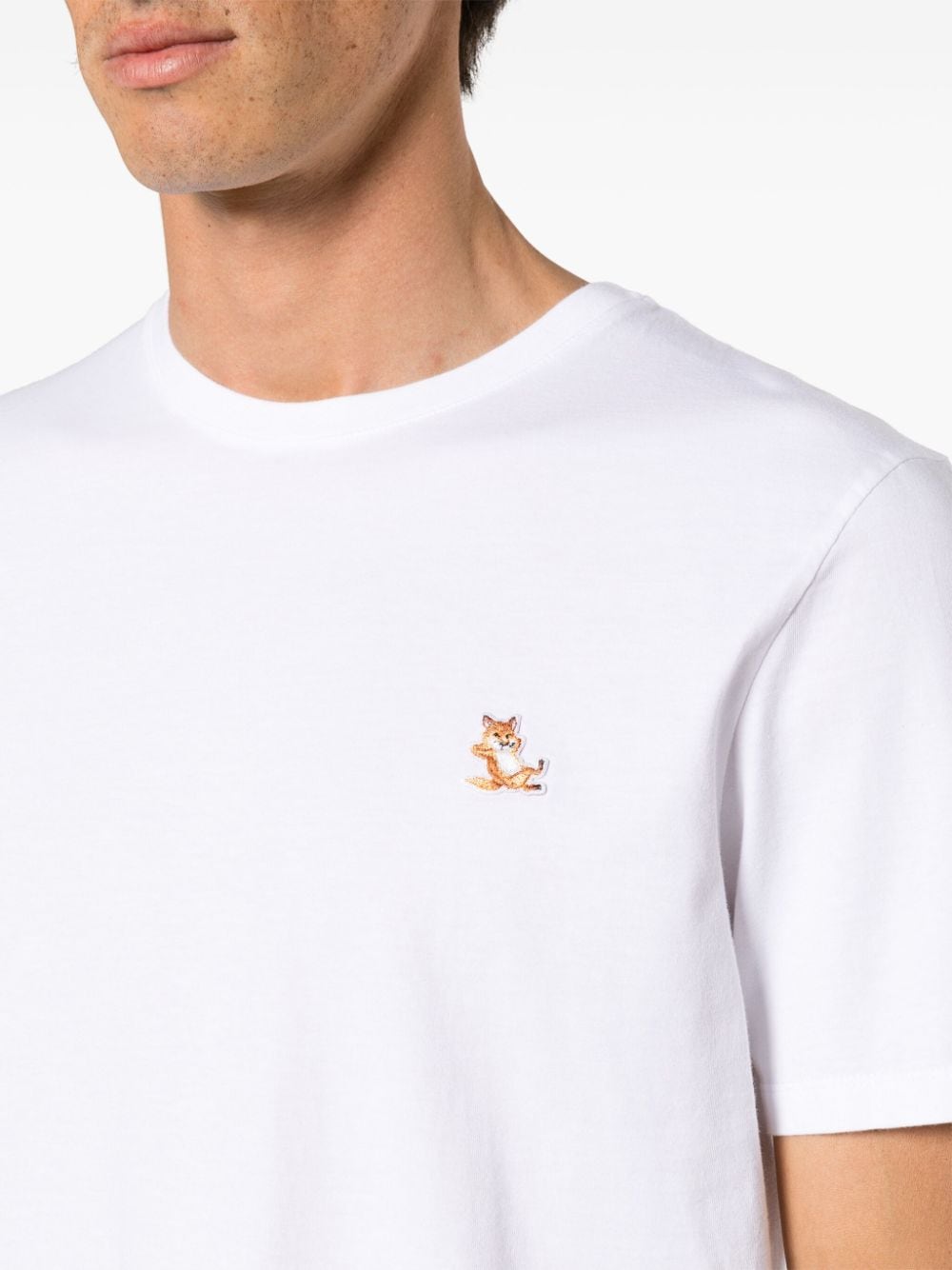 Maison Kitsune Chillax Fox logo-detail T-shirt Topwear Maison Kitsune