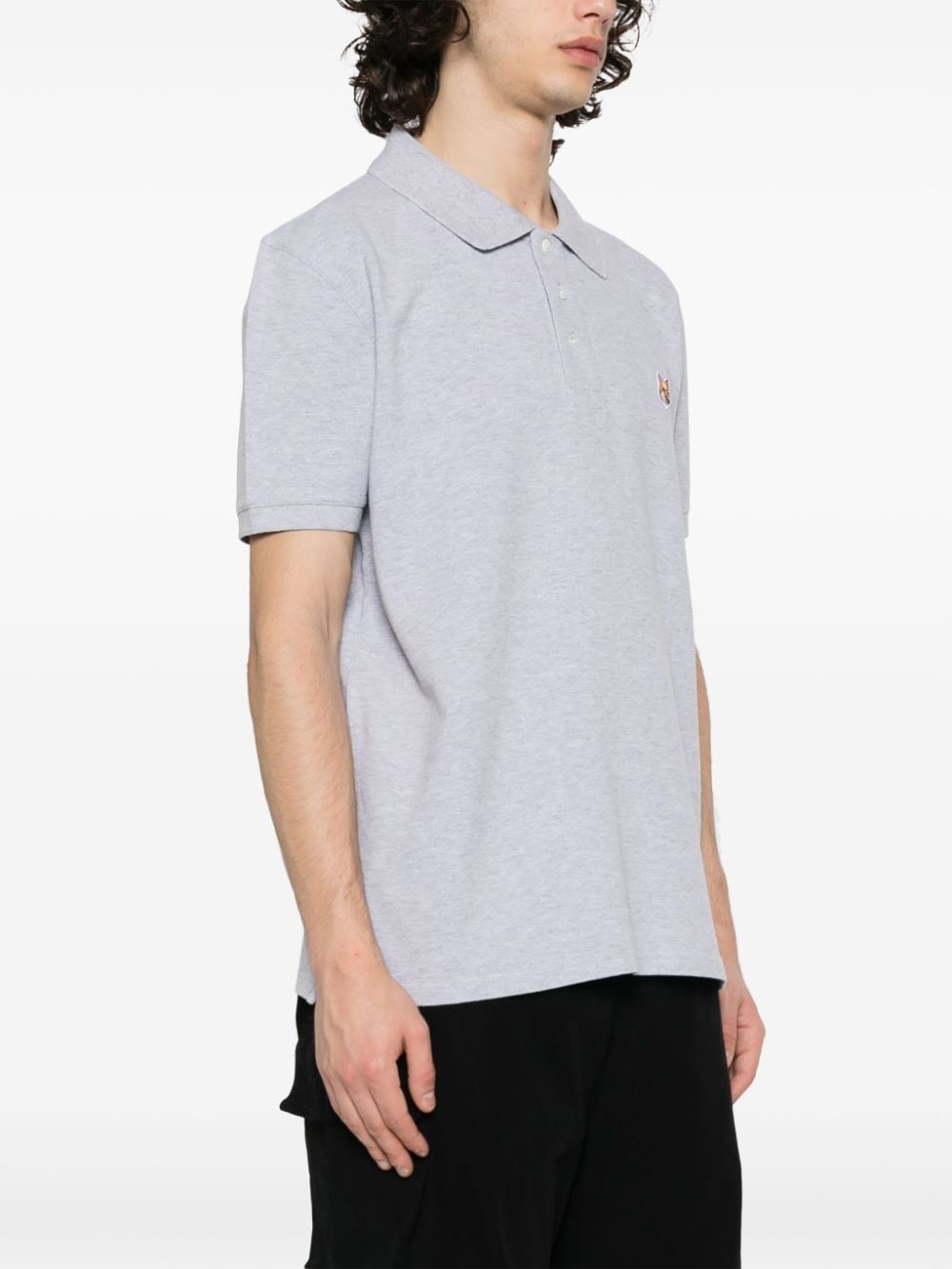 Maison Kitsune fox-motif cotton polo shirt Topwear Maison Kitsune