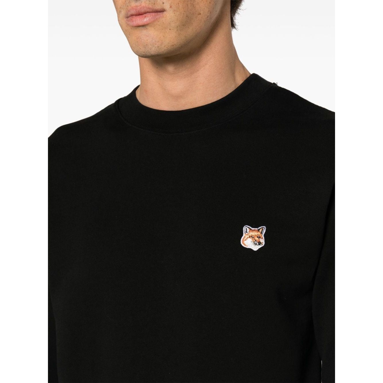 MAISON KITSUNE' Sweaters Black Topwear Maison Kitsune