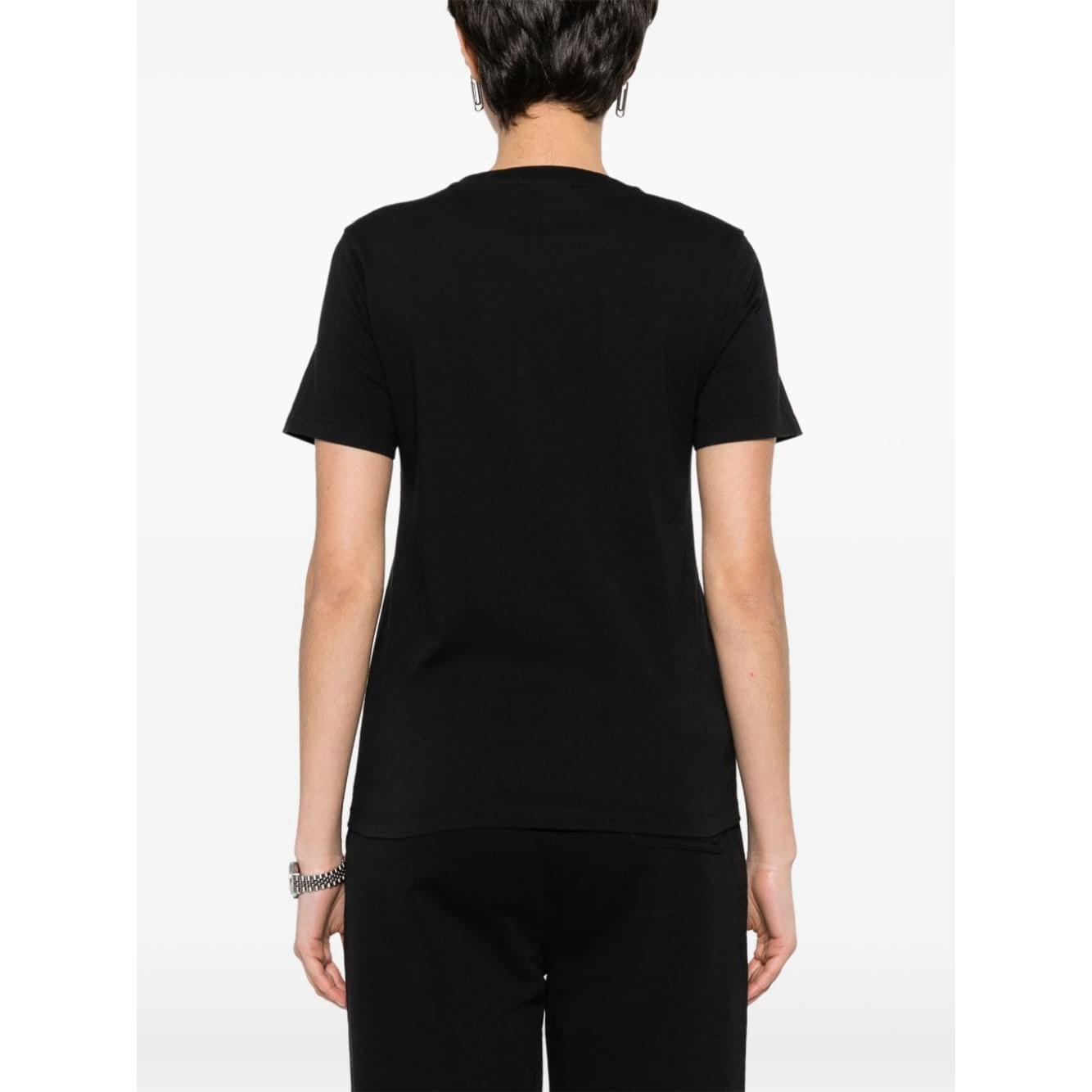 MAISON KITSUNE' T-shirts and Polos Black Topwear Maison Kitsune