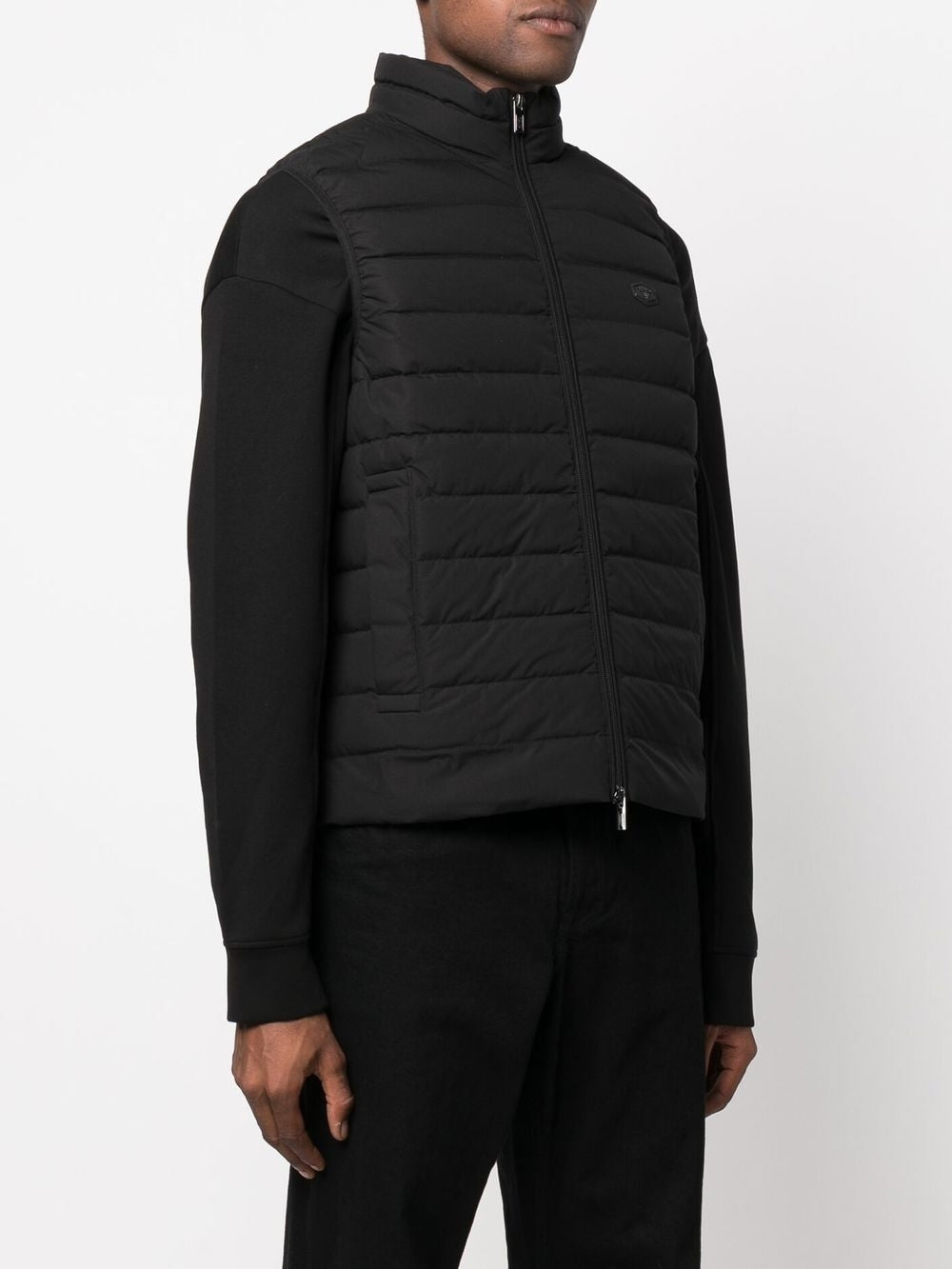 Emporio Armani Sleeveless full-zip down jacket Vests Emporio Armani