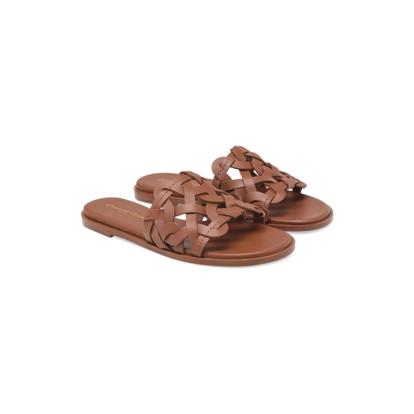 Gianvito Rossi Sandals Leather Brown Sandals Gianvito Rossi