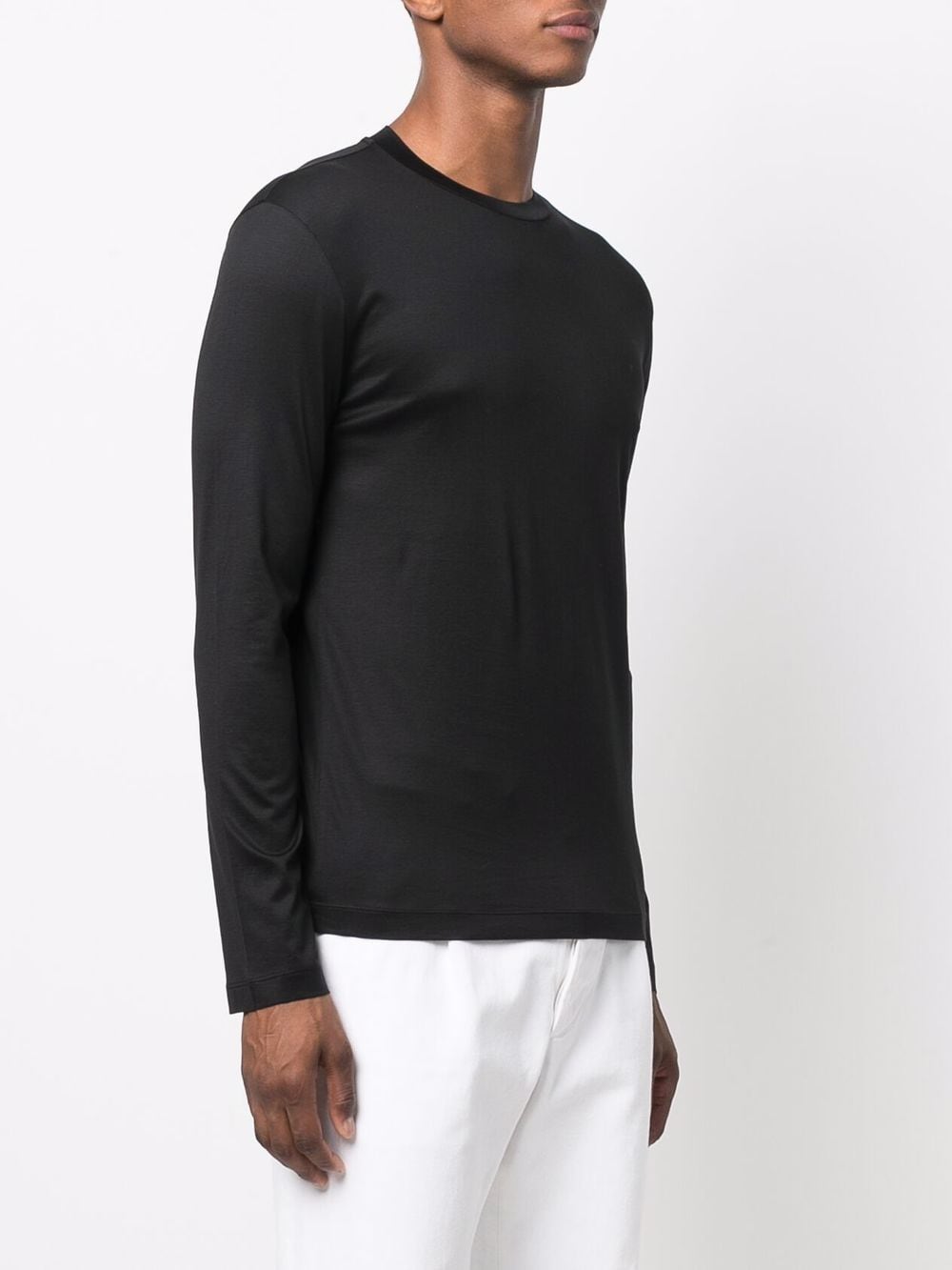 Emporio Armani ASV sweater in black Topwear Emporio Armani