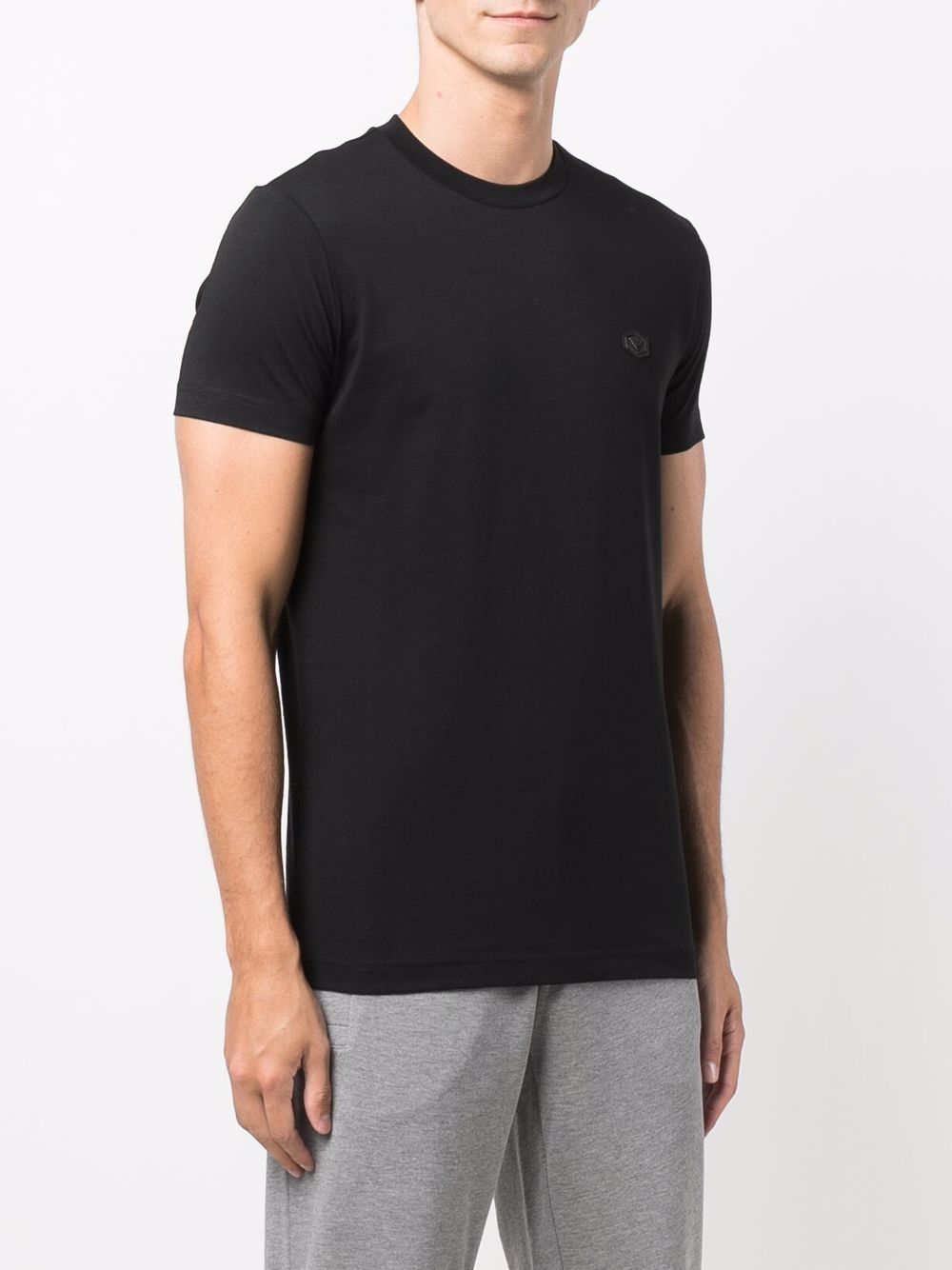 Emporio Armani logo patch short-sleeved T-shirt Topwear Emporio Armani