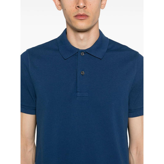 Tom Ford T-shirts and Polos Blue Topwear Tom Ford