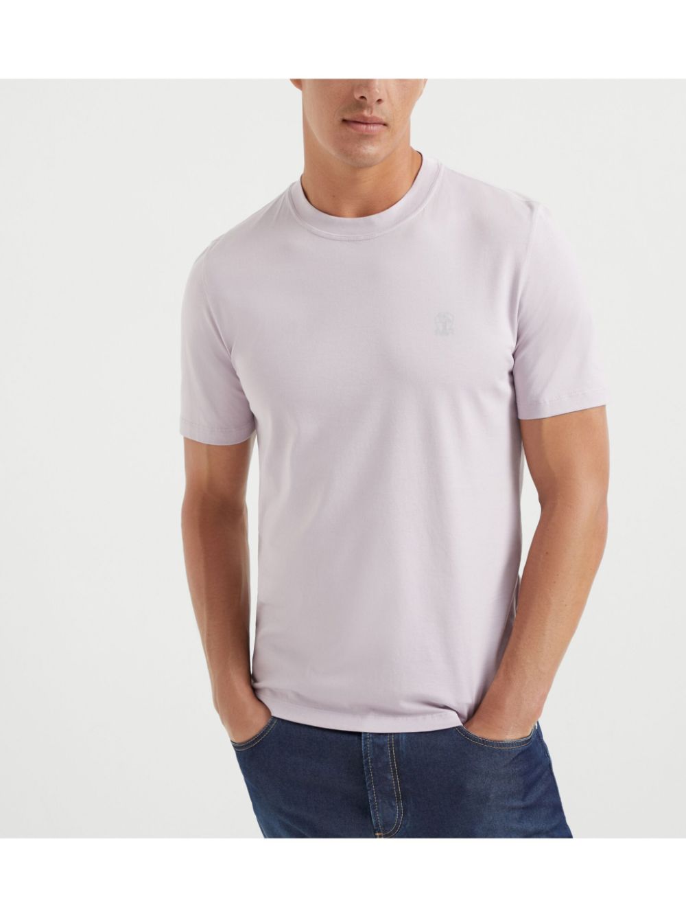 Brunello Cucinelli T-shirts and Polos Purple Topwear Brunello Cucinelli