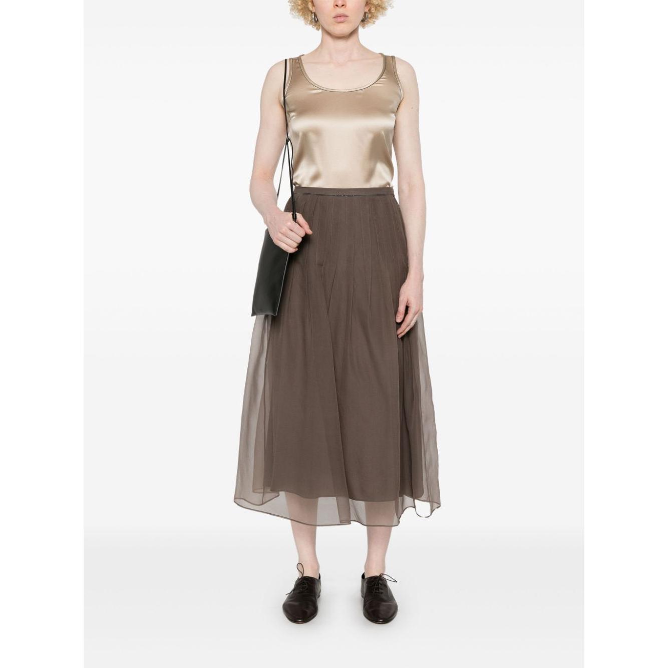 Brunello Cucinelli Skirts Brown Skirts Brunello Cucinelli