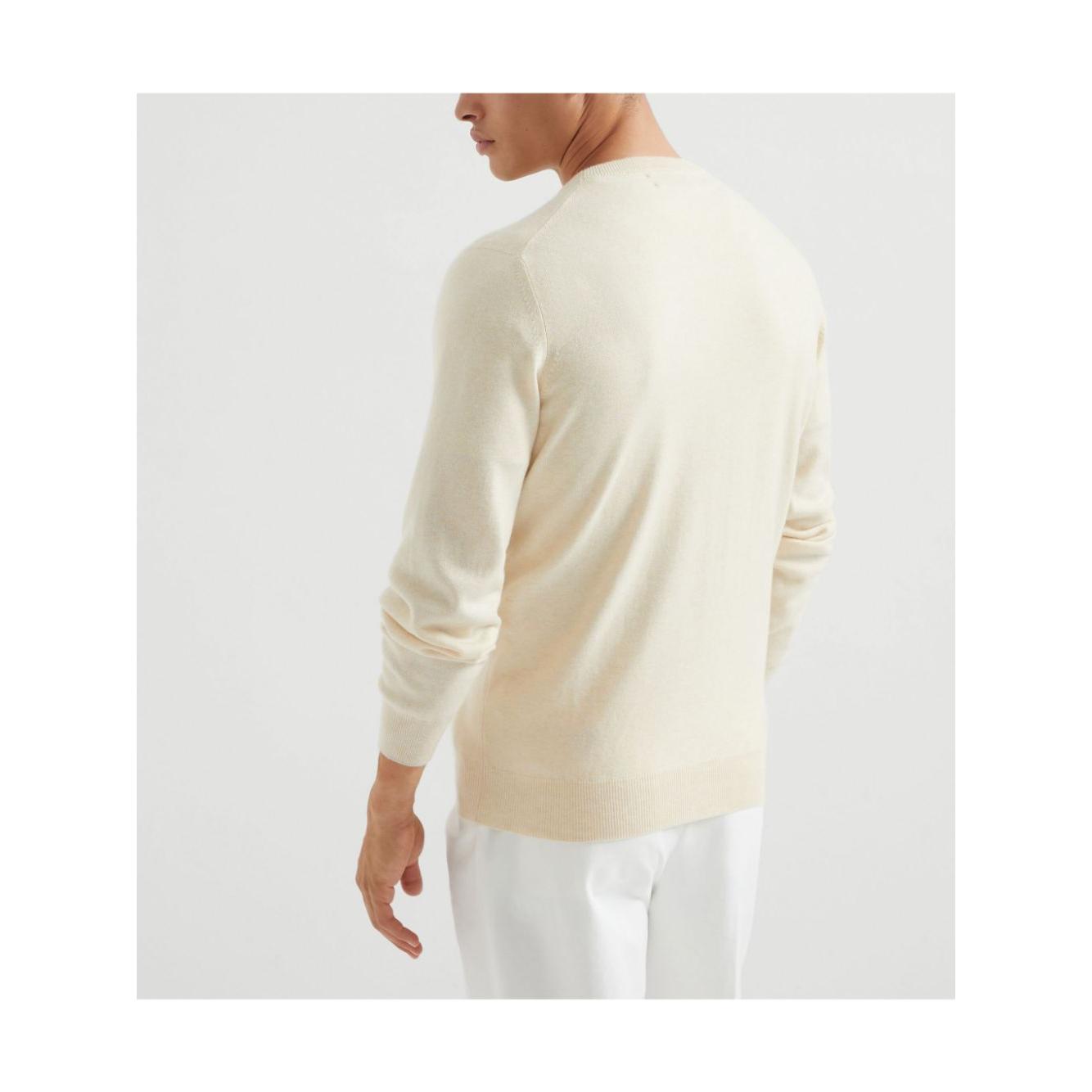 Brunello Cucinelli Sweaters Beige Topwear Brunello Cucinelli