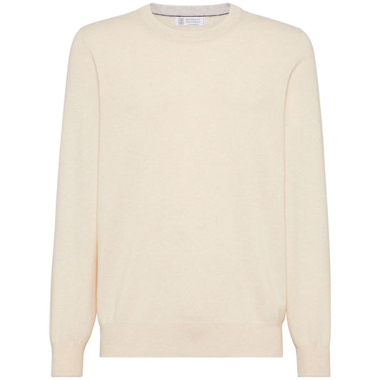 Brunello Cucinelli Sweaters Beige Topwear Brunello Cucinelli