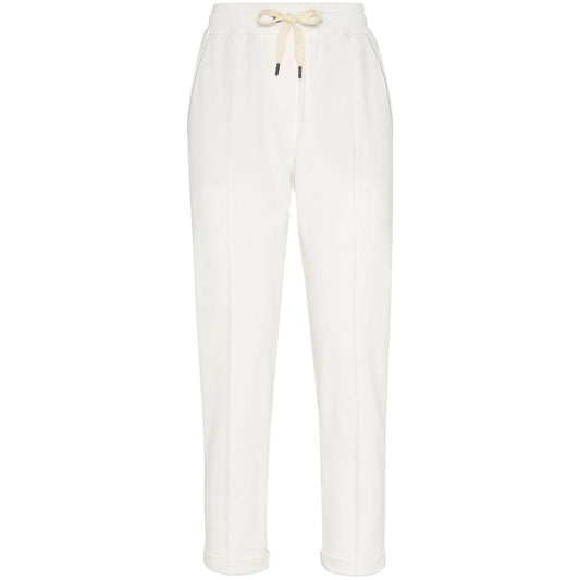 Brunello Cucinelli Trousers White Trousers Brunello Cucinelli