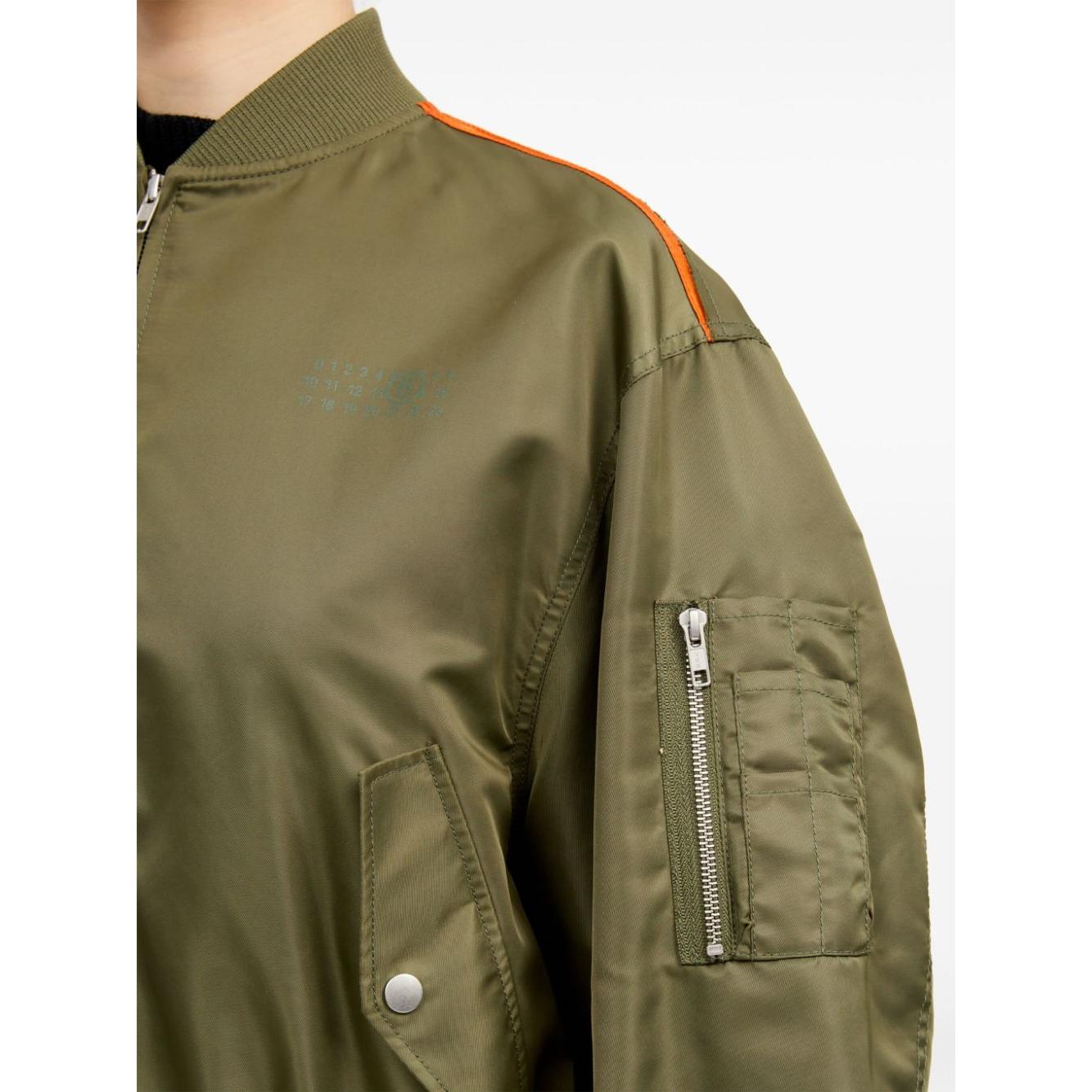 MM6 Maison Margiela Coats Green Jackets MM6 Maison Margiela