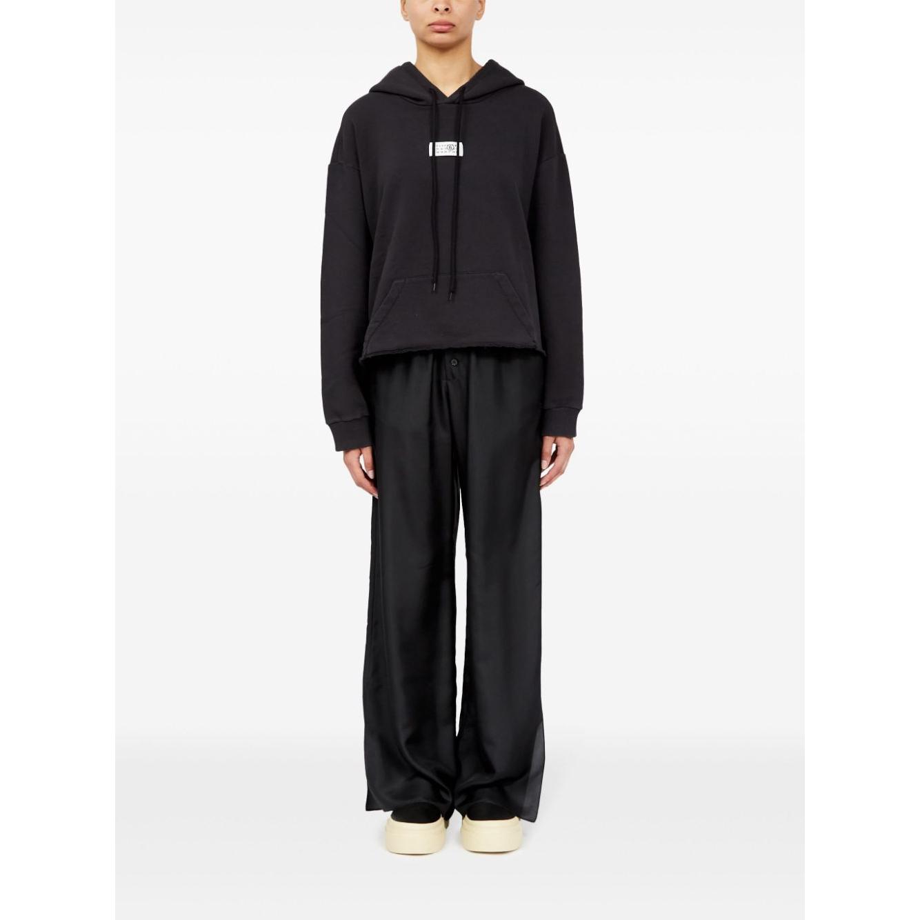 MM6 Maison Margiela Sweaters Black Topwear MM6 Maison Margiela