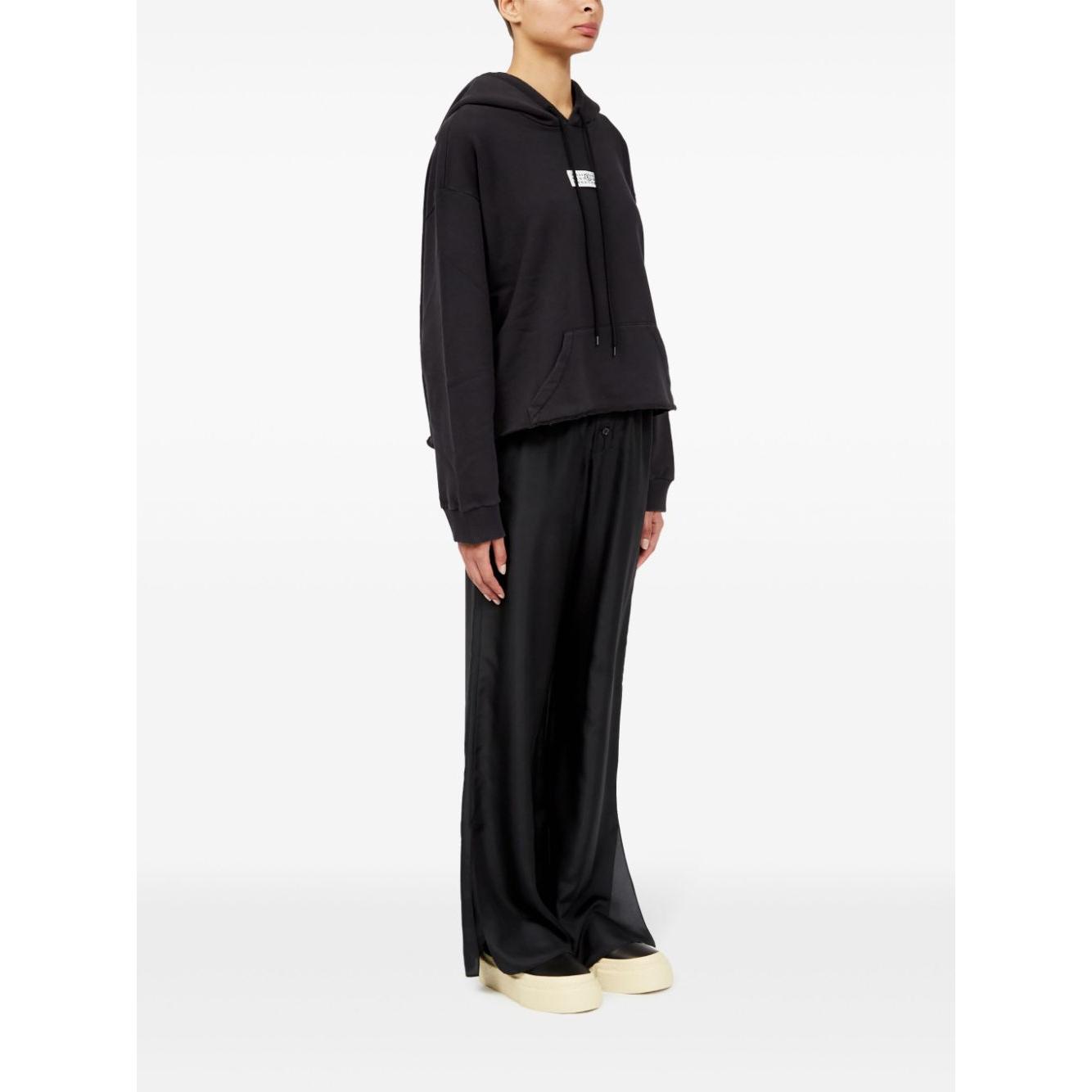 MM6 Maison Margiela Sweaters Black Topwear MM6 Maison Margiela